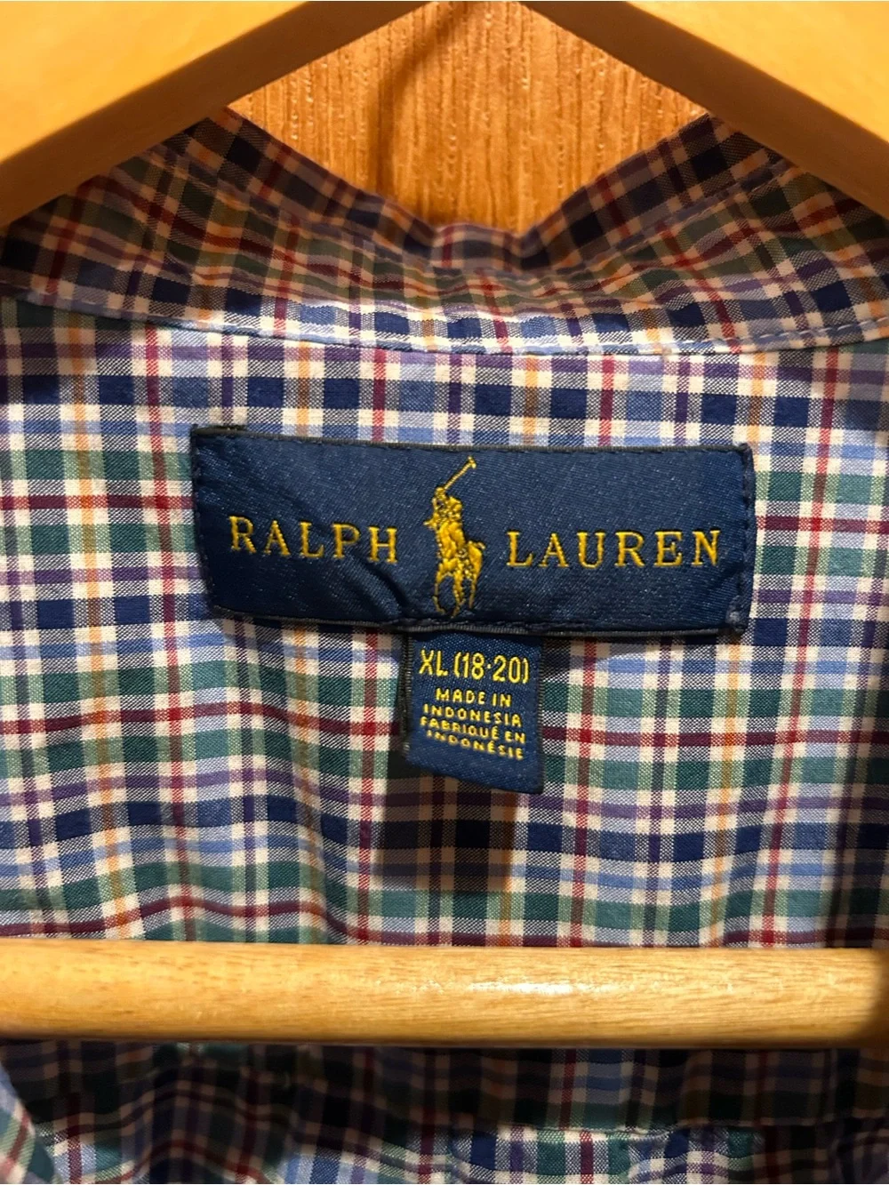 Ralph Lauren Boy’s Blue Multi-Check Button-Down Shirt